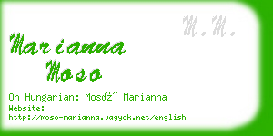 marianna moso business card